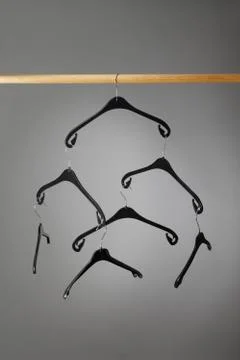 Hangers Foto stock