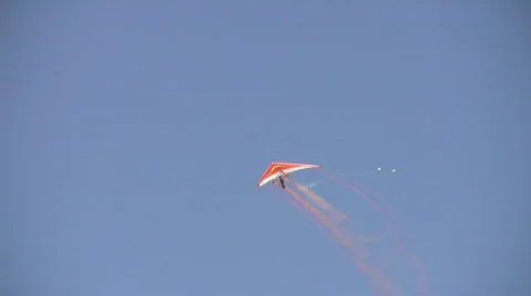 Hangglider flight HD Stock Footage
