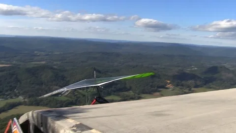 Hangglider Stock Footage 96460621