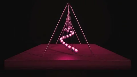 Hanging Balls Animation Loop  Stock Footage 232423323