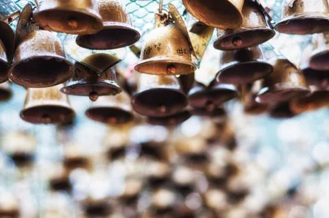 Hanging bells Stock Photos