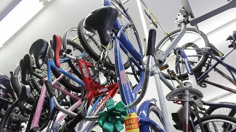 Hanging Bikes 스톡 동영상 88027562