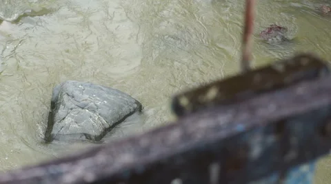 Hanging Bridge Tilt Up Stock Footage 56587316