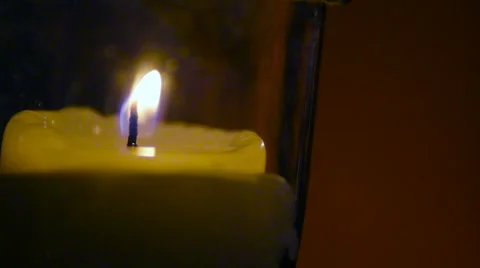 Hanging Candle Close-up Stock-Footage 53527058