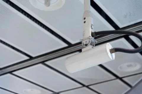 Hanging CCTV Camera Stock Photos