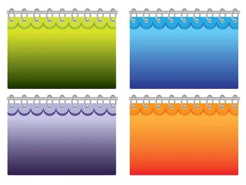 Hanging on chains Stock Illustration