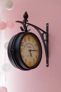 Hanging clock Stock Photos