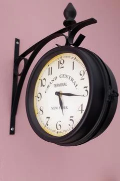 Hanging clock Stock Photos