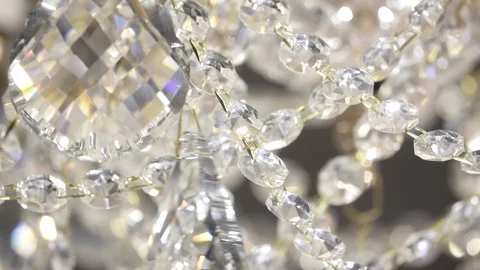 Hanging Crystal Pendants (2) Video stock 112390593