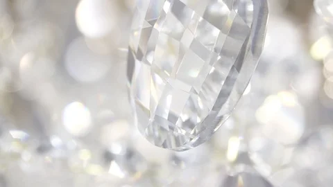 Hanging Crystal Pendants (3) Video stock 112390577
