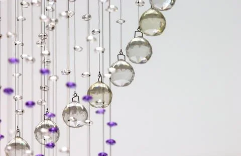 Hanging crystal Stock Photos