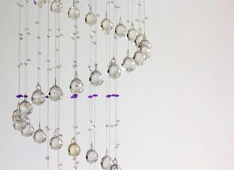 Hanging crystal Stock Photos