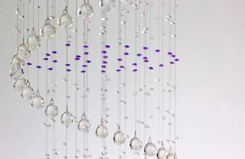 Hanging crystal Stock Photos