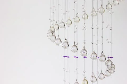 Hanging crystal Stock Photos