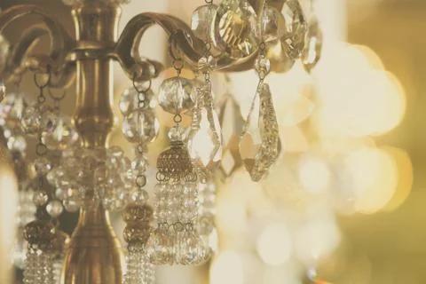 Hanging crystal Stock Photos