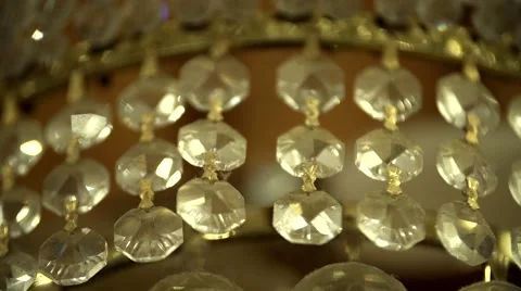Hanging crystals close up static 스톡 동영상 45918327