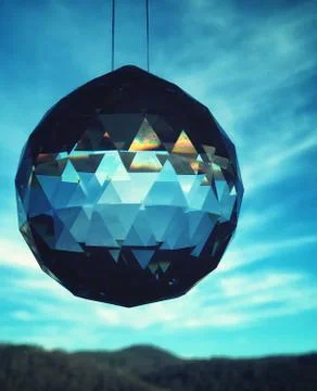 A hanging decoration sphere Foto stock