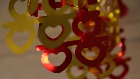 Hanging Decorations Stock Footage 104767467