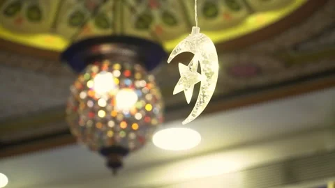 Hanging Decorative Light Stock Footage 314521484