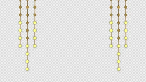 Hanging design element glowing decoration Ornament copy space concept Loop .. Stock Footage 294660809