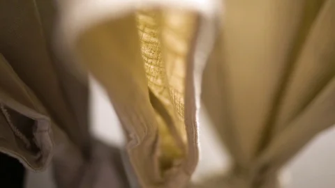 Hanging Dresses Close Up Stock Footage 104809308