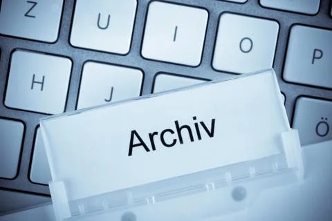 Hanging file archive Stock-Fotos