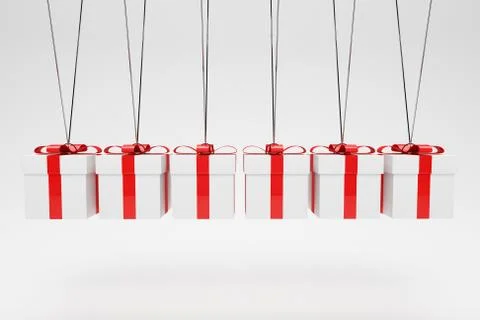 Hanging gidt box Stock Illustration