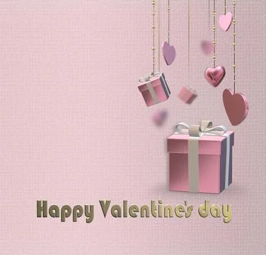 Hanging gift boxes Stock Illustration