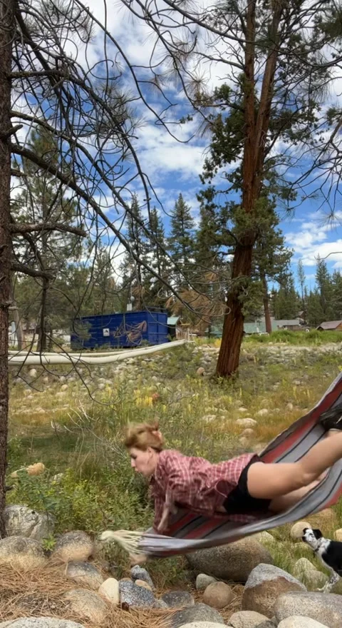 Hanging Hammock Hangs No More, usa - 26 Sep 2022 Stock Footage 217512253