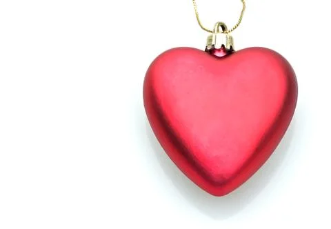 Hanging heart Stock Photos