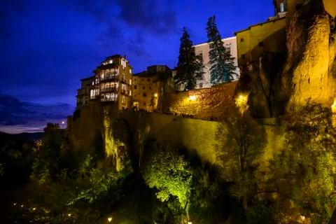 Hanging Houses of Cuence,Cuenca, Spain Stock Photos