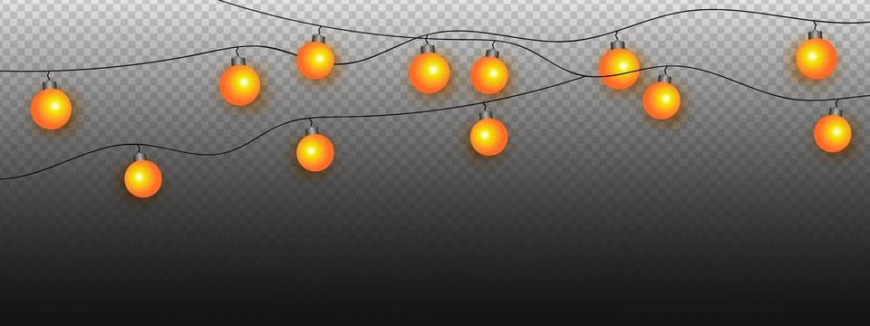 Hanging icicle lights with colored tips whimsical festival illumination Illustrazione stock