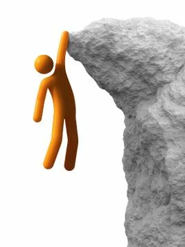 Hanging on Stock Illustration