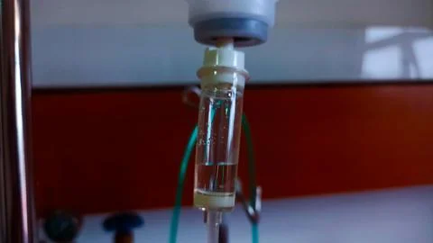 Hanging infusion device Stock Photos