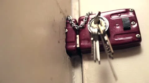 Hanging Keys Loop Stock Footage 10770519