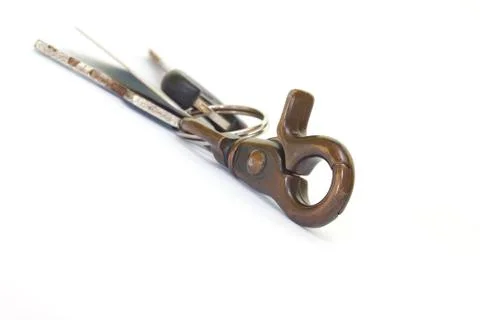 Hanging keys. Stock Photos