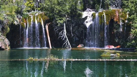 Hanging Lake Colorado Stock Footage 79802575