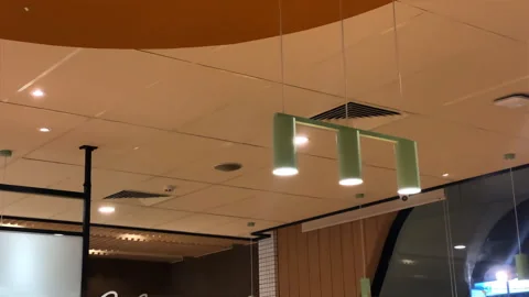 A hanging lamp and ceiling, 스톡 동영상 288401328