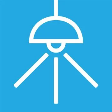 Hanging lamp. Stock Illustration