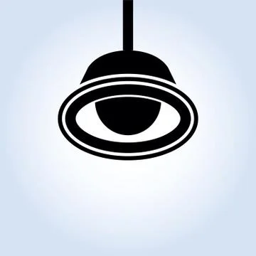 Hanging lamp. Stock Illustration