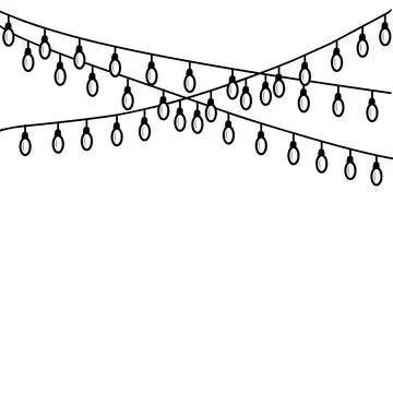 Hanging lamp illustration Stock Illustration