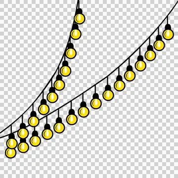 Hanging lamp illustration Stock Illustration