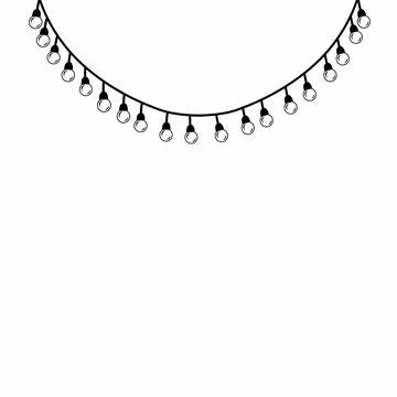 Hanging lamp illustration Stock Illustration