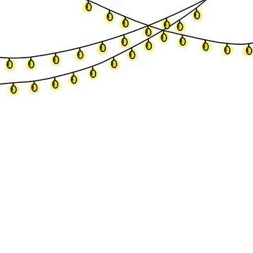 Hanging lamp illustration Stock Illustration