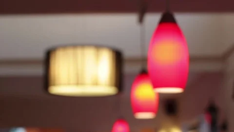 Hanging lamps 스톡 동영상 85073755