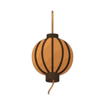 Hanging lantern illustration Stock Illustration