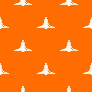 Hanging lantern pattern seamless Stock Illustration