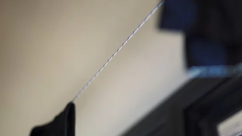 Hanging Laundry Stock Footage 120837679