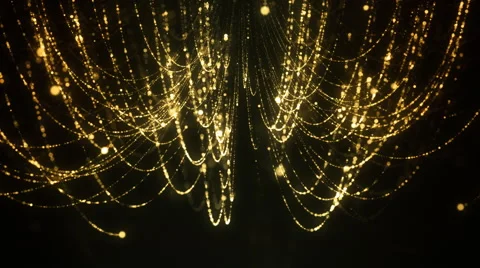 Hanging Light Particles Background Stock Footage 52529417