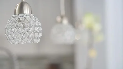 Hanging lights Video stock 137276885